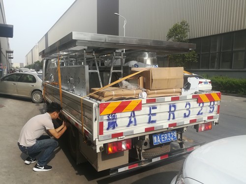 鄭州地鐵5號線不銹鋼崗亭運輸發(fā)貨